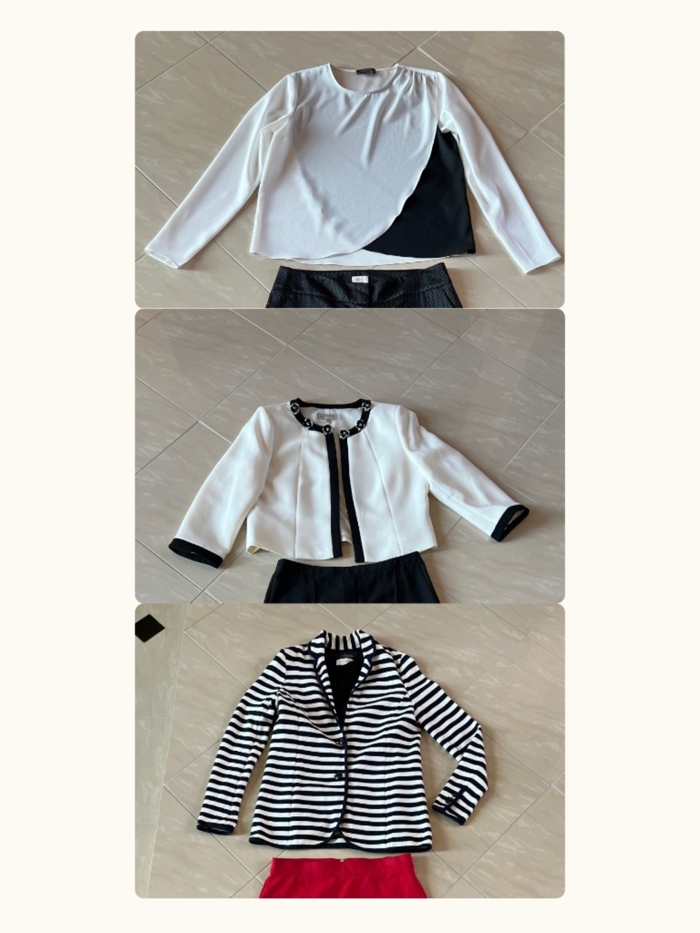 Tahari Brooks Brothers Rachel Zone 3 piece office wear essentials 10/L/14P